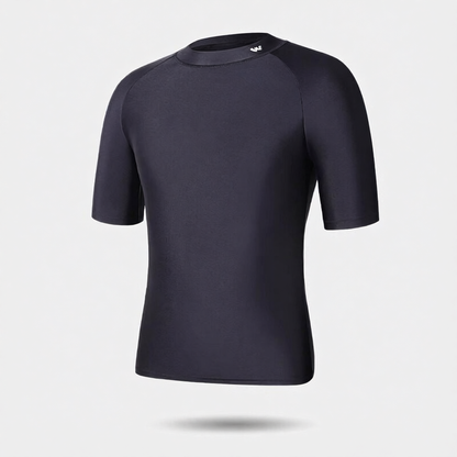 Quick-Dry Polyester Men's Surf Rash Guard & Swim Shorts Set