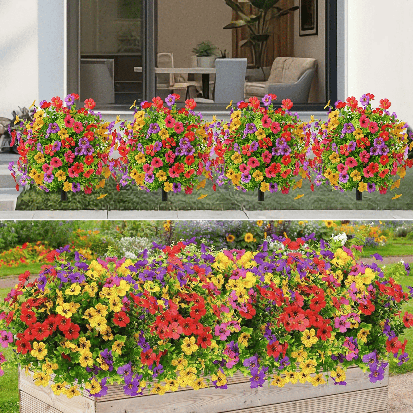 🔥2026 Spring special offer 49% off-💐Outdoor/Indoor UV Resistant & Waterproof Artificial Flower Decor