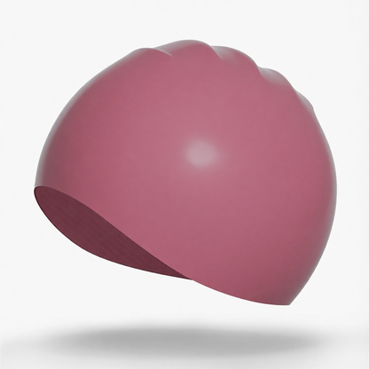 Silicone Swim Cap with Breathable Design for Women - Water Time Brand Swimming Hat
