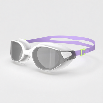 Silicone Swim Goggles with Anti-Fog Lens for Clear Vision and Comfortable Fit