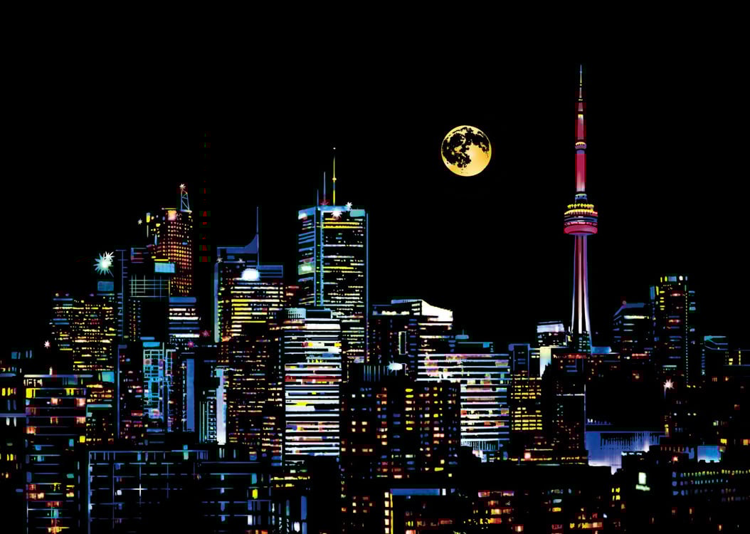 🔥Scratch-Off Rainbow Painting - World Famous Tourist Attractions 16 X 11.2 Inches