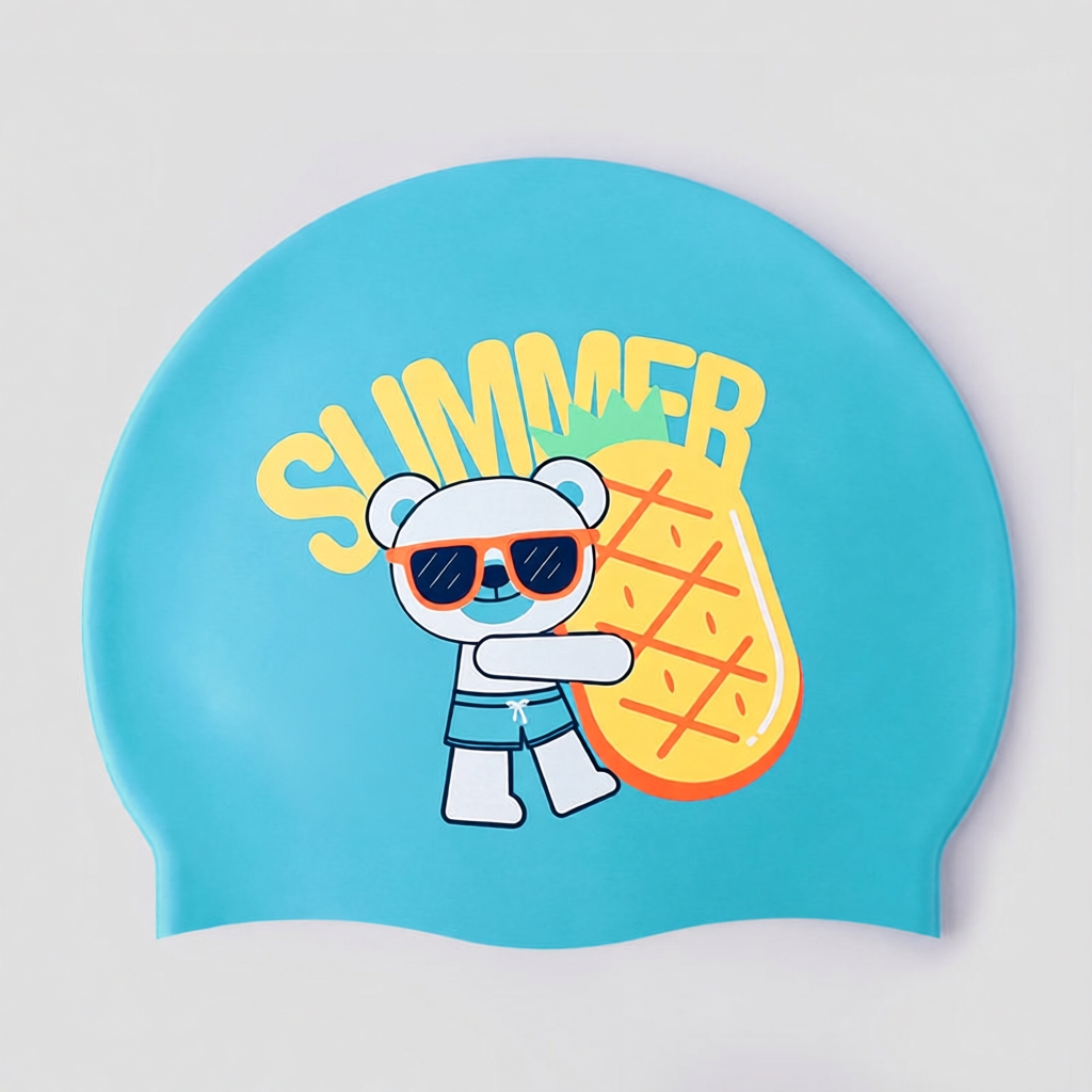 Silicone Swim Cap for Women - Anti-Slip, Water-Resistant, Comfort Fit, Ideal for Swimming Training and Pool Use