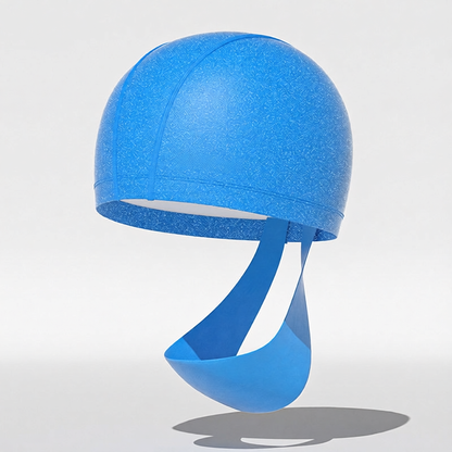 Cotton Blend Swim Cap with Anti-Fog Design for Women - Lightweight, Breathable, UV Protection, Comfort Fit