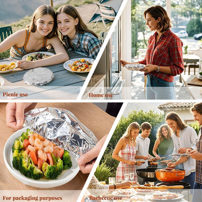 🔥 LAST DAY 49% OFF- Reusable Aluminum Foil Food Covers