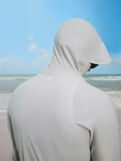 Quick-Dry Lightweight UPF 50+ Hooded Sun Protection Jacket for Men