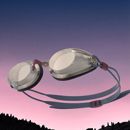 UV-Protective Silicone Swim Goggles with Anti-Fog Lens for Kids and Adults