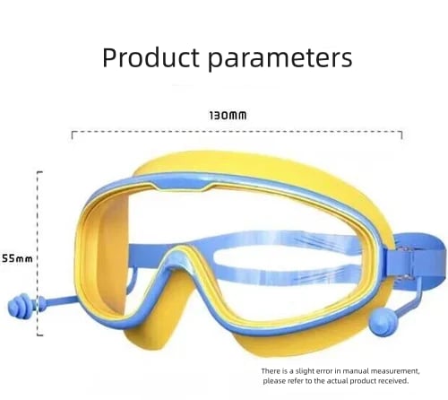 🔥Last Day Promotion 49% OFF-🔥HD children's large frame waterproof and anti-fog swimming goggles🥽
