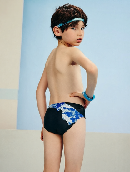 Cotton Blend Kids Swim Briefs - Comfortable, Quick-Dry, and Durable for Active Play