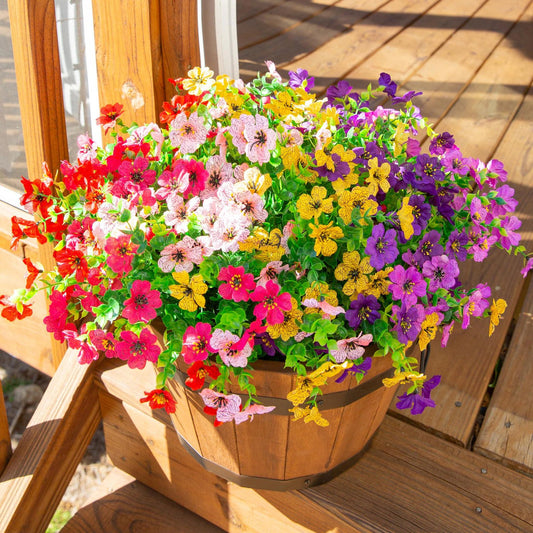 🌸Last Day Promotion!🌺UV Resistant Colorful Artificial Flower