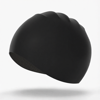 Silicone Swim Cap for Women and Men - Soft, Non-Slip, Anti-Fog, Water-Resistant Swimming Hat with Secure Fit