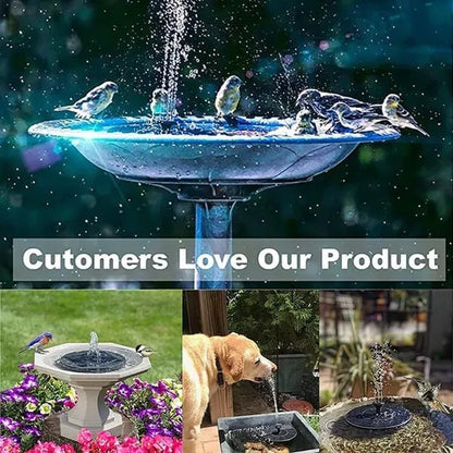 🔥Hot Sale 49% OFF🎁☀️Solar Bird Bath Fountain - Eco-Friendly Floating Water Pump for Garden & Pond