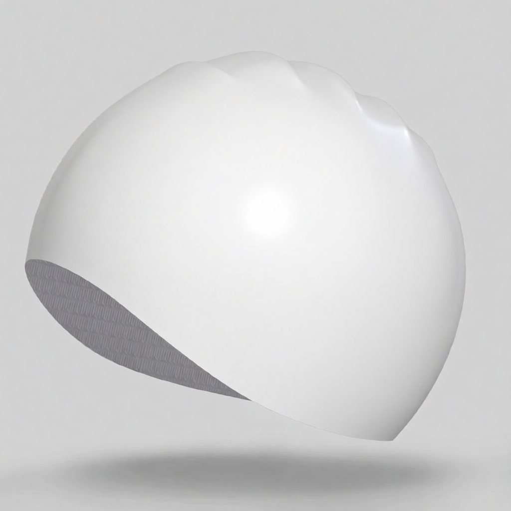 Silicone Swim Cap with Anti-Slip Design for Women, Waterproof and Comfortable Swimming Hat for Long Hair, Soft Elastic Material