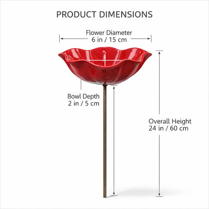 💖🎁Early Spring Limited-Time 50% Off--🎁Handmade Metal Flower Garden Stake🐦