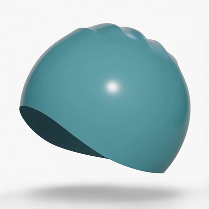 Silicone Swim Cap with Breathable Design for Women - Water Time Brand Swimming Hat