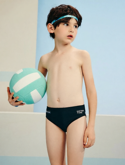 Cotton Blend Kids Swim Briefs - Comfortable, Quick-Dry, and Durable for Active Play