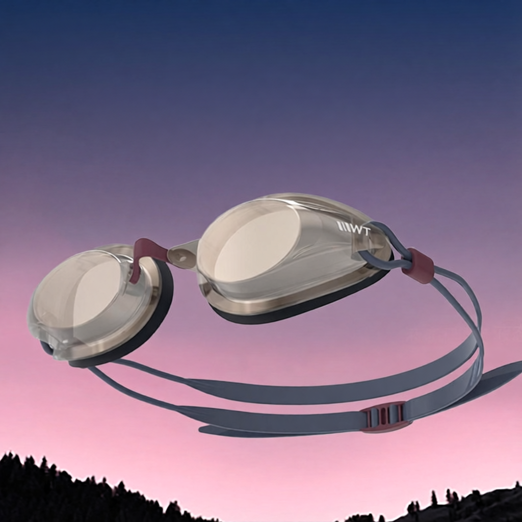 UV-Protective Silicone Swim Goggles with Anti-Fog Lenses for Clear Vision in Water