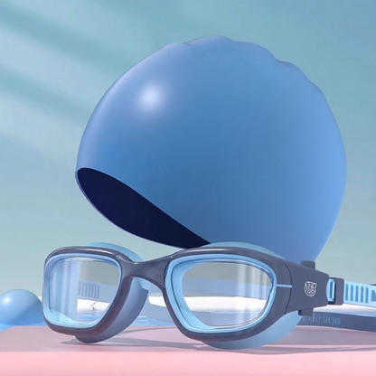 Soft Silicone Kids Swim Goggles with Anti-Fog Lens and Comfort Fit Design