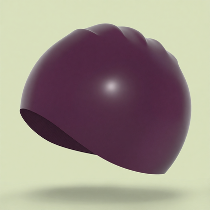 Silicone Swim Cap for Long Hair - Waterproof, Anti-Slip, Comfort Fit with High Elasticity and UV Protection
