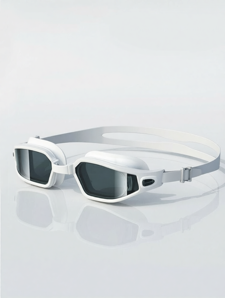 Silicone Frame Anti-Fog Swim Goggles with UV Protection for Men and Women