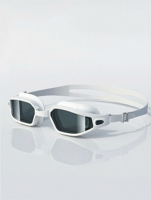 Silicone Frame Anti-Fog Swim Goggles with UV Protection for Men and Women