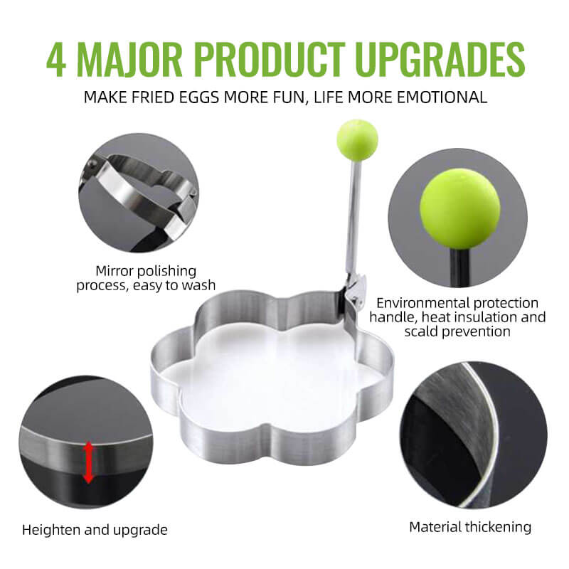 🔥 LAST DAY 49% OFF- Stainless Steel Fried Egg Molds
