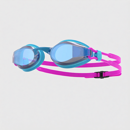 Silicone Swim Goggles with Anti-Fog Lens and UV Protection for Kids and Adults