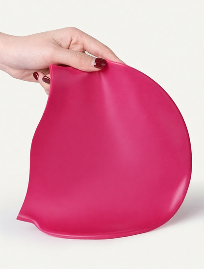 Silicone Swim Cap for Women - Anti-Slip, Water-Resistant, Comfort Fit, Ideal for Swimming Training and Pool Use