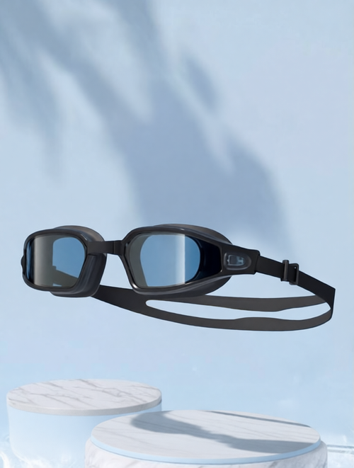 Silicone Swim Goggles with Anti-Fog Lens for Clear Vision and Comfortable Fit