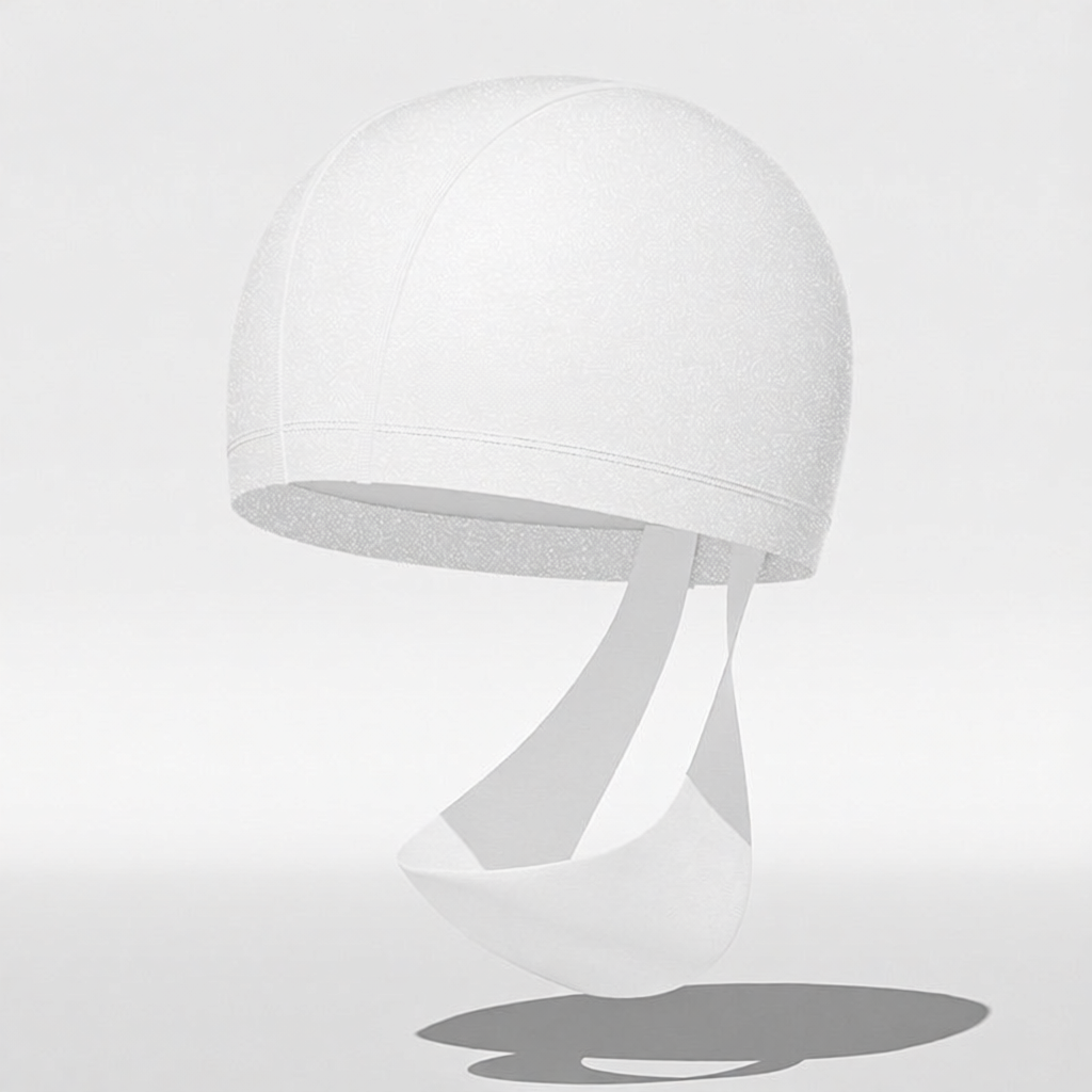 Cotton Blend Swim Cap with Anti-Fog Design for Women - Lightweight, Breathable, UV Protection, Comfort Fit