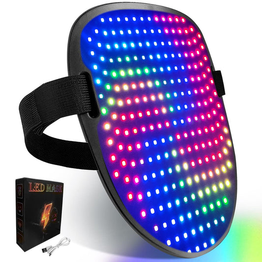 2022 Newest Rechargeable Face Transforming LED Light Up Mask