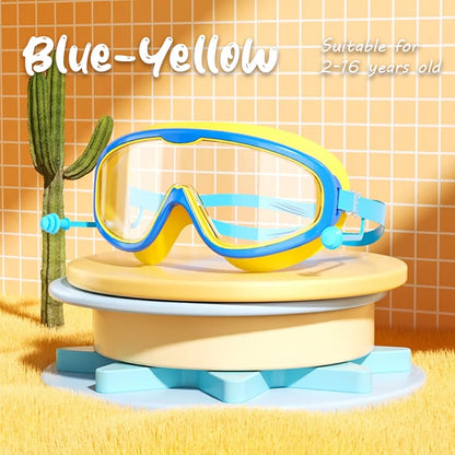 🔥Last Day Promotion 49% OFF-🔥HD children's large frame waterproof and anti-fog swimming goggles🥽