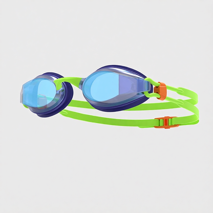 Silicone Swim Goggles with Anti-Fog Lens and UV Protection for Kids and Adults