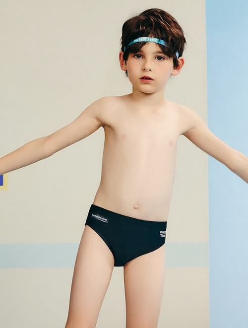 Cotton Blend Kids Swim Briefs - Comfortable, Quick-Dry, and Durable for Active Play