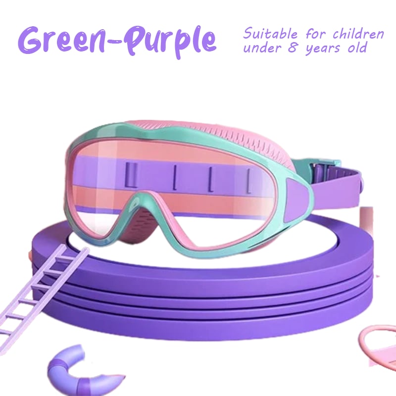 🔥Last Day Promotion 49% OFF-🔥HD children's large frame waterproof and anti-fog swimming goggles🥽
