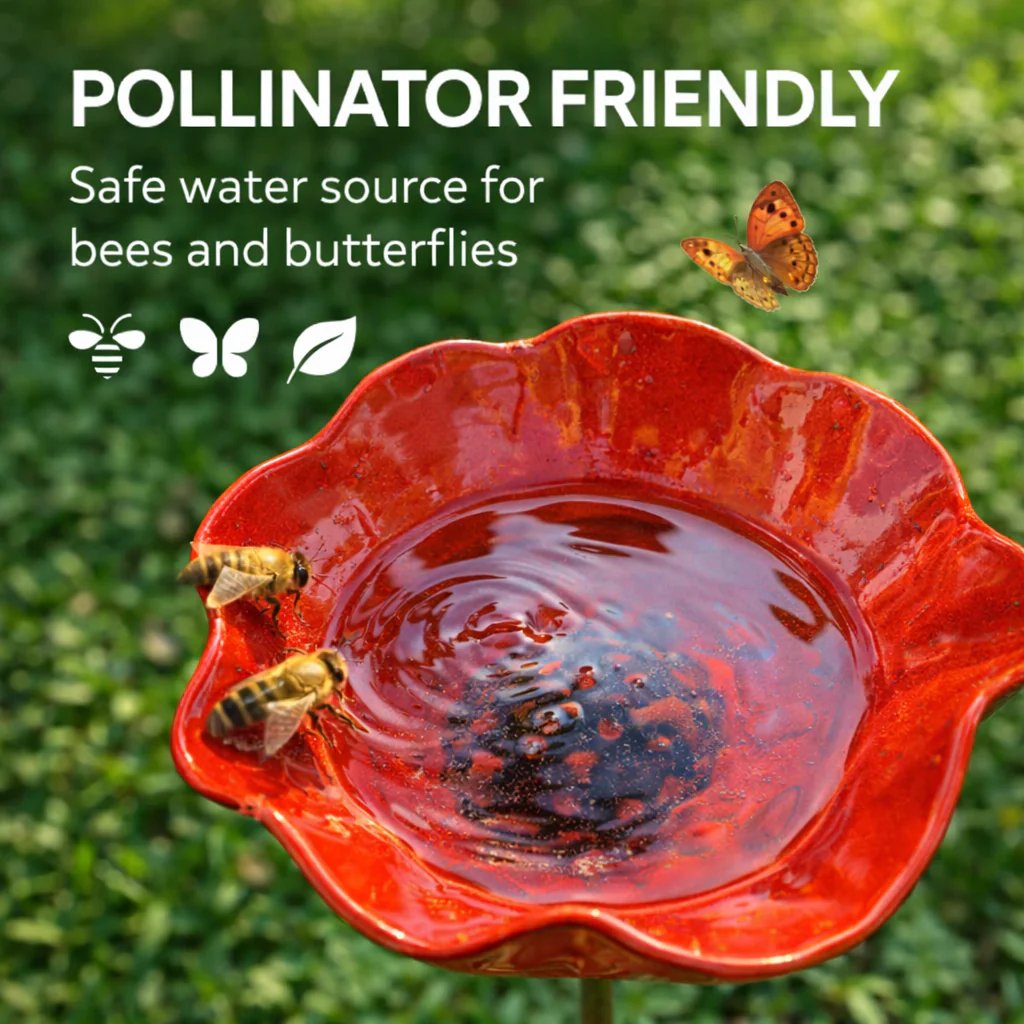 💖🎁Early Spring Limited-Time 50% Off--🎁Handmade Metal Flower Garden Stake🐦