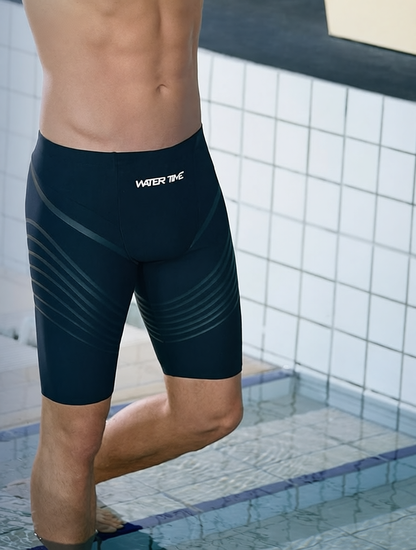 Men's High-Performance Compression Swim Shorts with Quick-Dry Fabric for Swimming and Water Sports