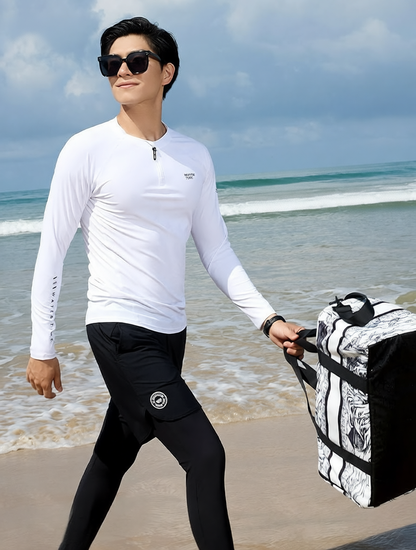 Polyester Blend Women's Layered Running Shorts with Built-in Leggings