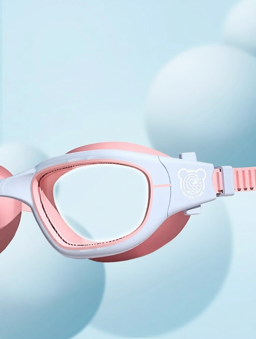 Soft Silicone Kids Swim Goggles with Anti-Fog Lens and Comfort Fit Design