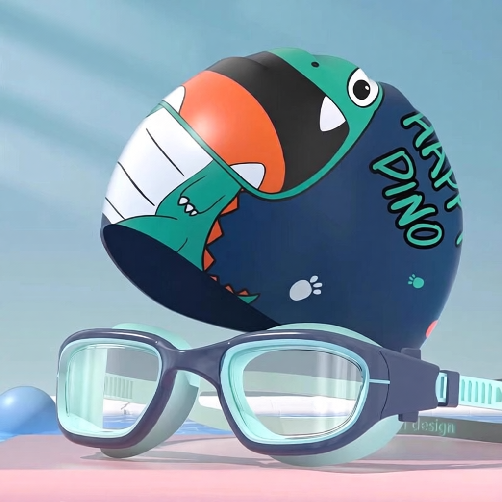 Soft Silicone Kids Swim Goggles with Anti-Fog Lens and Comfort Fit Design