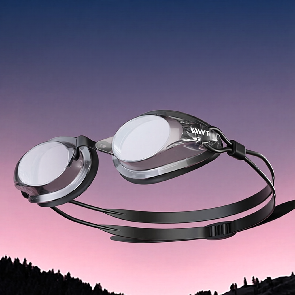 UV-Protective Silicone Swim Goggles with Anti-Fog Lenses for Clear Vision in Water