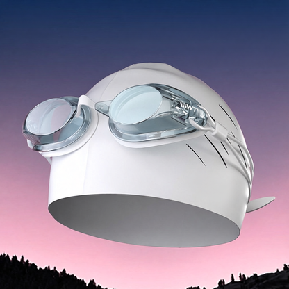 UV-Protective Silicone Swim Goggles with Anti-Fog Lenses for Clear Vision in Water
