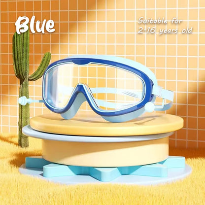 🔥Last Day Promotion 49% OFF-🔥HD children's large frame waterproof and anti-fog swimming goggles🥽