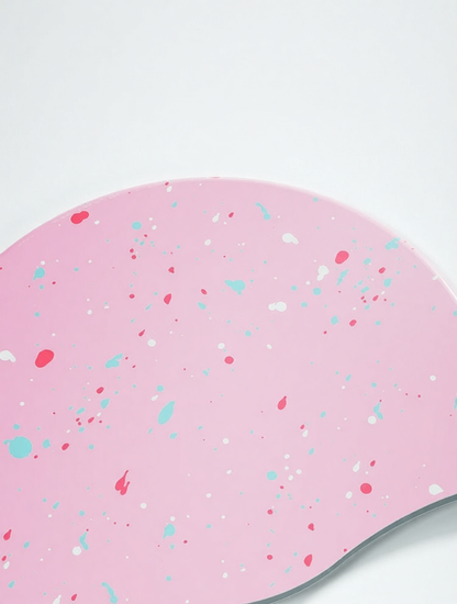 Silicone Speckled Swim Cap with Colorful Dots Pattern for Women and Men