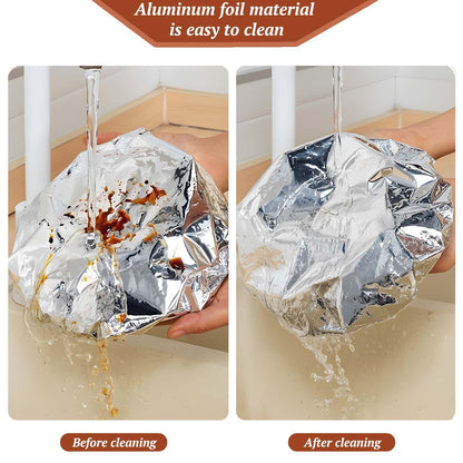 🔥 LAST DAY 49% OFF- Reusable Aluminum Foil Food Covers