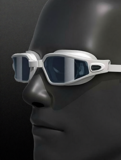Silicone Frame Anti-Fog Swim Goggles with UV Protection for Men and Women