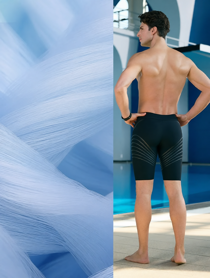 Men's High-Performance Compression Swim Shorts with Quick-Dry Fabric for Swimming and Water Sports